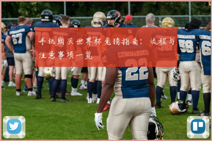 手机购买世界杯竞猜指南：流程与注意事项一览